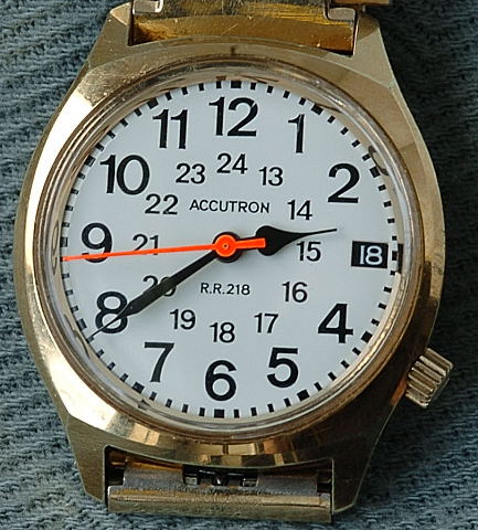 Accutron Railway wristwatch R.R. 218